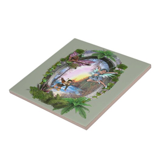 妖精の国 タイル (側面)