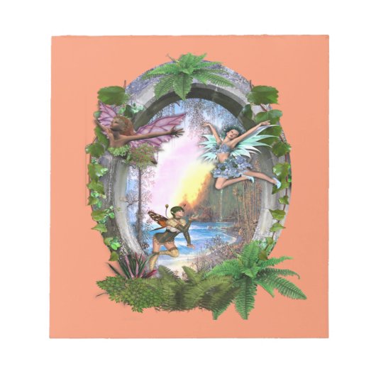 妖精の国 ノートパッド (正面)