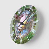 妖精の国 ラウンド壁時計 (傾斜)