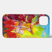 妖精の国/花妖精,ピンク色の黄色 Case-Mate iPhoneケース (裏面 (横))
