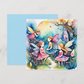 妖精の国 魔法の妖精たち 招待状 (正面/裏面)