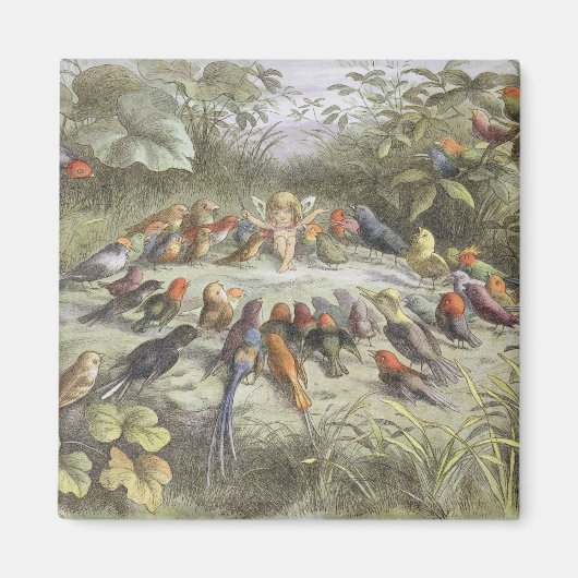 妖精の土地でのリハーサル、'In Fからのイラストレーション マグネット (正面)