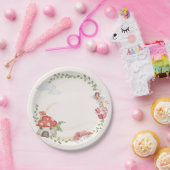 妖精の土地の誕生日パーティー ペーパープレート (パーティー)