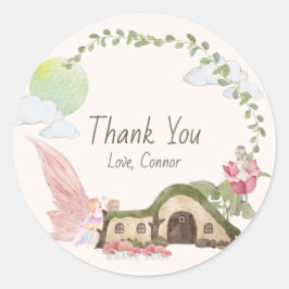 妖精の土地の誕生日パーティー ラウンドシール