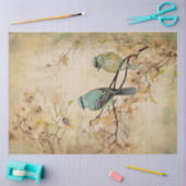 妖精の土地春森林鳥類No4 薄葉紙 (クラフト)