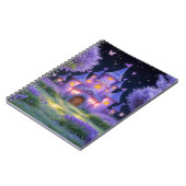 妖精の城の隠されたラベンダーグローブ ノートブック (左側)