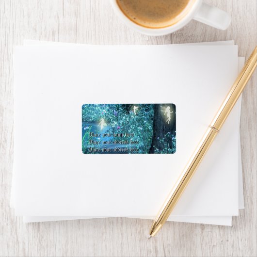 妖精の夜の住所 ラベル (インサイチュ)