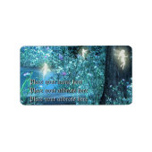 妖精の夜の住所 ラベル (正面)