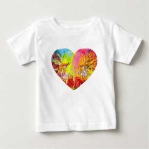 妖精の夜明けファンタジーハート ベビーTシャツ