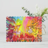 妖精の夜明け、魔法ブルー金ゴールドきらめき 招待状 (スタンド正面)