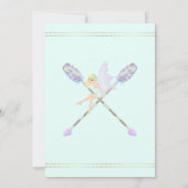 妖精の夢のキャッチャーBoho色の紙 招待状 (裏面)