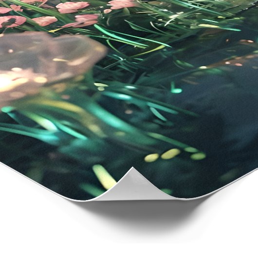 妖精の夢の風景ウォールアート魅惑の妖精 ポスター (角)