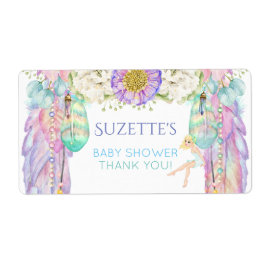 妖精の夢キャッチャー水ボトルギフトありがとう ラベル