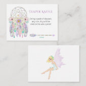 妖精の夢キャッチャー矢の羽根おむつくじ エンクロージャーカード (正面/裏面)