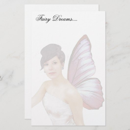妖精の夢….. 便箋 (正面/裏面)