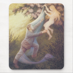 妖精の夢(Theodor Severin Kittelsen著) マウスパッド