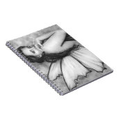 妖精の女の子のノート ノートブック (右側)