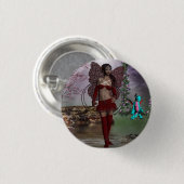 妖精の女の子のバッジ 缶バッジ (正面&裏面)