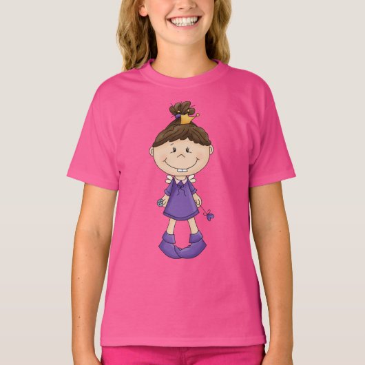 妖精の女の子の基本Tシャツ Tシャツ (正面)