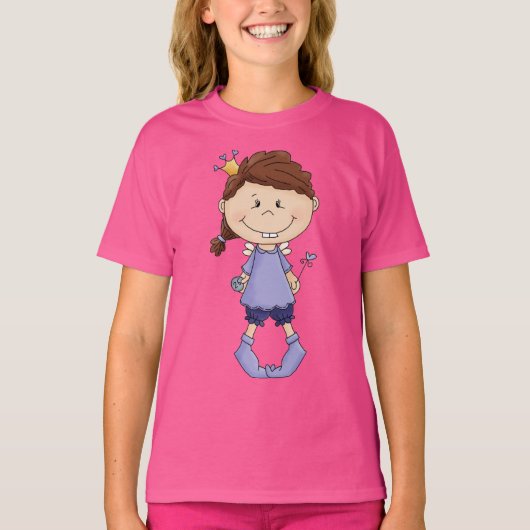 妖精の女の子の基本Tシャツ Tシャツ (正面)