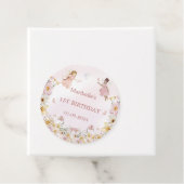 妖精の女の子の誕生日パーティー フェイバータグ (インサイチュ)