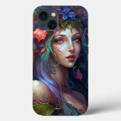 妖精の女の子ファンタジーアートケースメイトiPhoneケース Case-Mate iPhoneケース (裏面)