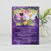 妖精の女の子魔法グリッタートロピカルガーデンきらめく 招待状 (スタンド正面)