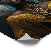 妖精の女性ファンタジーアートポスター ポスター (角)