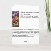 妖精の女王の挨拶状 シーズンカード (裏面)