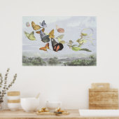 妖精の女王の馬車 |小妖精や小人ワールド ポスター (キッチン)