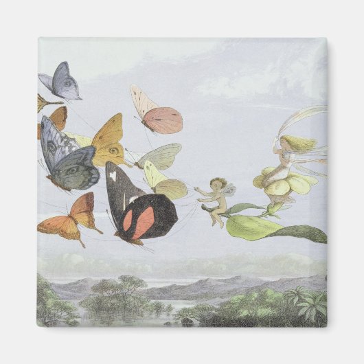 妖精の女王の馬車 |小妖精や小人ワールド マグネット (正面)