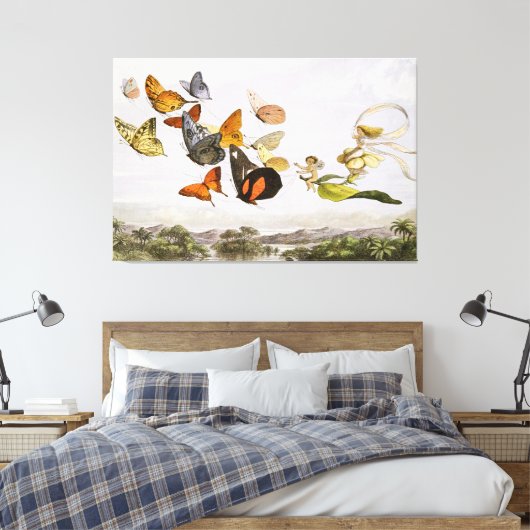 妖精の女王の魔法の馬車(1870) キャンバスプリント (インサイチュ (寝室))