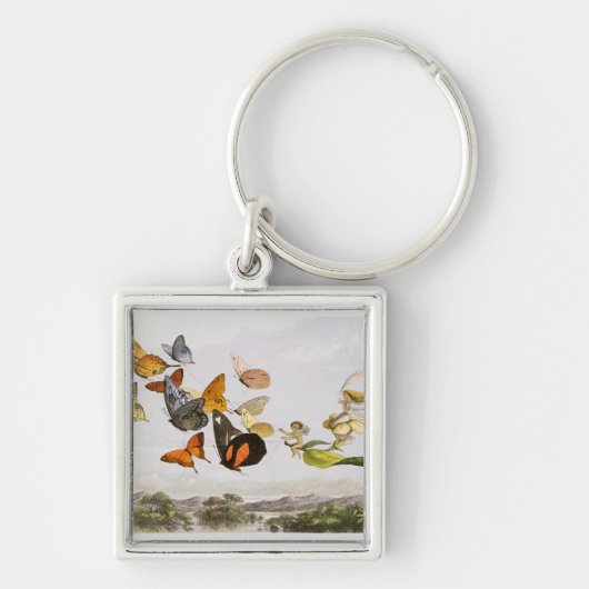 妖精の女王の魔法の馬車(1870) キーホルダー (正面)