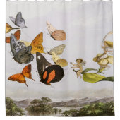 妖精の女王の魔法の馬車(1870) シャワーカーテン (正面)