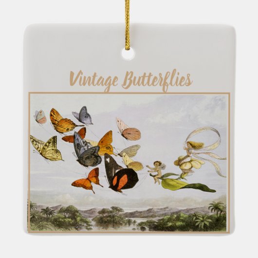 妖精の女王の魔法の馬車(1870) セラミックオーナメント (裏面)