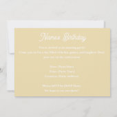 妖精の女王の魔法の馬車(1870) 招待状 (裏面)