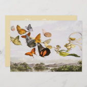 妖精の女王の魔法の馬車(1870) 招待状 (正面/裏面)