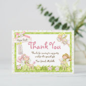 妖精の妖精の誕生会のサンキューカード サンキューカード (スタンド正面)