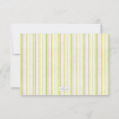 妖精の妖精の誕生会のサンキューカード サンキューカード (裏面)