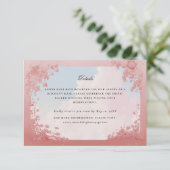 妖精の姫結婚の詳細カード 出欠カード (スタンド正面)