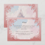 妖精の姫結婚の詳細カード 出欠カード (正面/裏面)