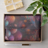 妖精の子猫のキノコ茶ファンタジーアートの切り離し 薄葉紙 (ギフト)