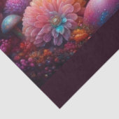 妖精の子猫のキノコ茶ファンタジーアートの切り離し 薄葉紙 (詳細)