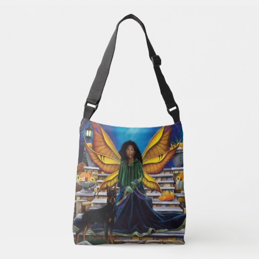 妖精の守護犬 クロスボディバッグ (正面)