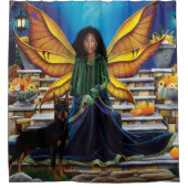 妖精の守護犬 シャワーカーテン (正面)