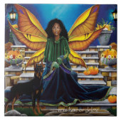 妖精の守護犬 タイル (正面)