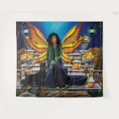 妖精の守護犬 タペストリー (正面(横))