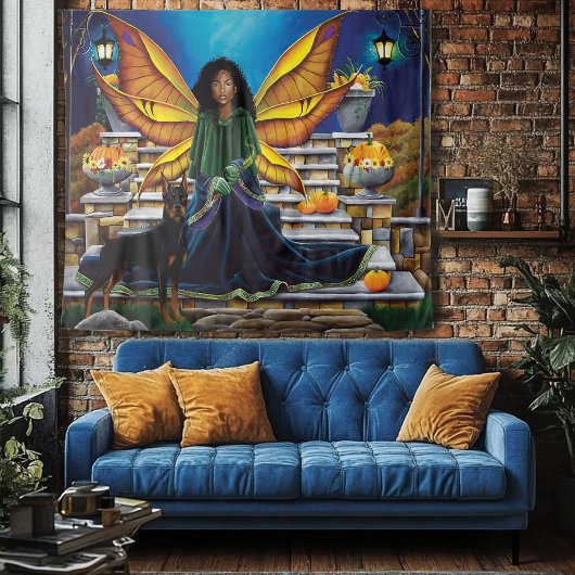 妖精の守護犬 タペストリー