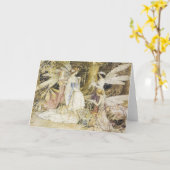 妖精の宝石のグリーティングカード カード (黄色い花)