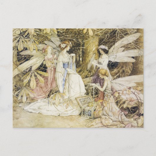 妖精の宝石はがき ポストカード (正面)